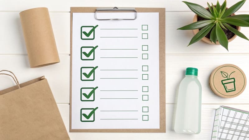 decision tree or checklist for choosing product packaging