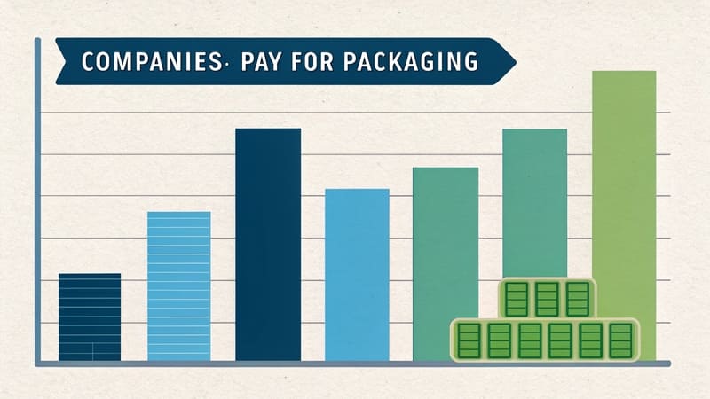 graph showing packaging cost per unit vs. order volume