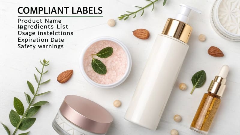 cosmetic product labeling compliance example