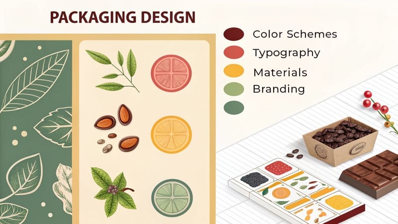 elements of packaging design infographic