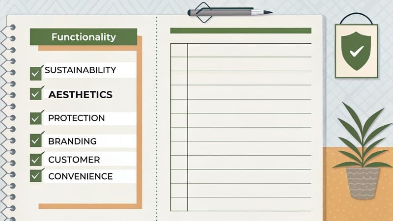 key considerations in packaging design checklist