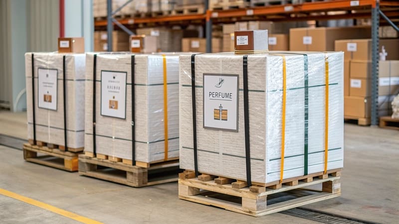 securely packed perfume boxes for shipping