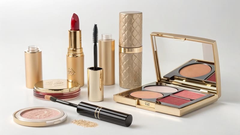 various types of makeup packaging components