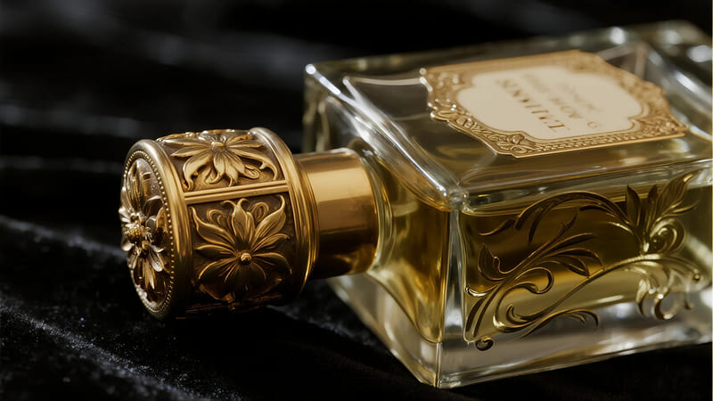 Art Nouveau style antique perfume bottle