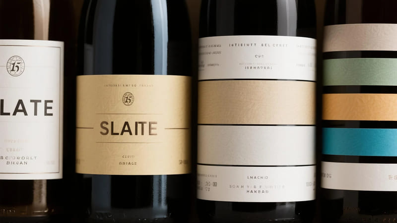 different types of paper suitable for bottle labels