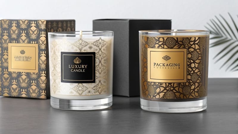 examples of high-quality luxury candle packaging