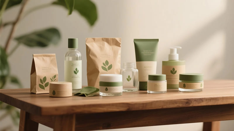various eco-friendly cosmetic packaging options