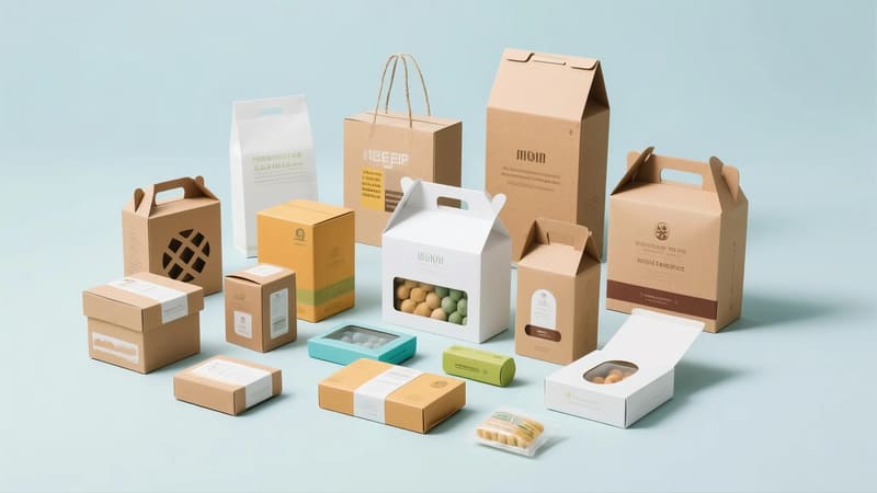 various types of packaging suitable for different products