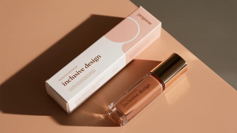 cosmetic packaging with inclusive design features