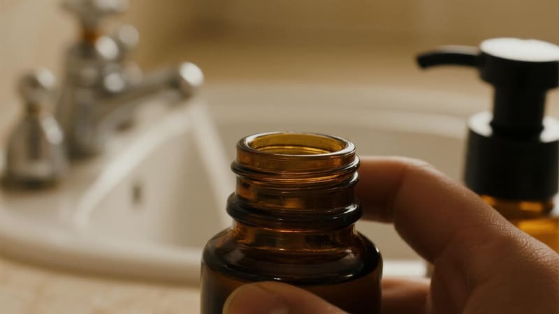 methods for deodorizing essential oil bottles
