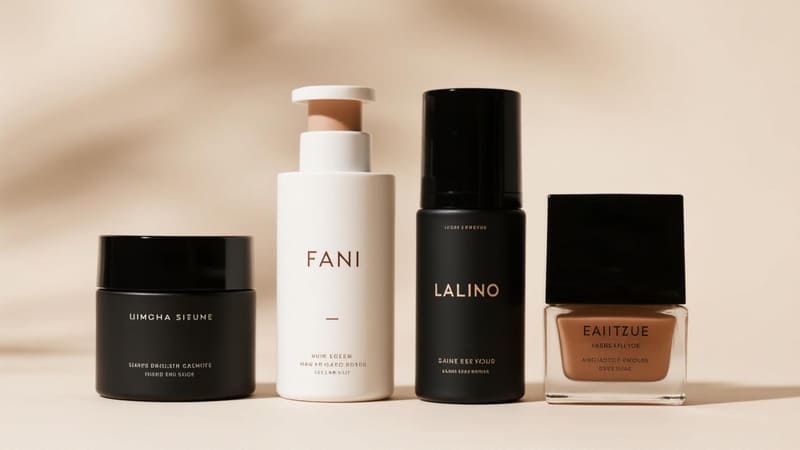 personalized cosmetic packaging with a person's name on it